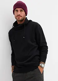 Mikina se šálovým límcem, z čisté organické bavlny, bonprix