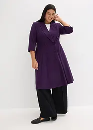 Blejzrové šaty s rozšířenou sukní, bonprix