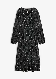 Dlouhé šaty ze splývavé viskózy, bonprix