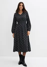 Dlouhé šaty ze splývavé viskózy, bonprix