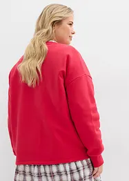 Oversize mikina z bavlněné směsi, bonprix