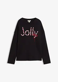 Triko s dlouhým rukávem, z čisté organické bavlny, bonprix