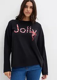 Triko s dlouhým rukávem, z čisté organické bavlny, bonprix