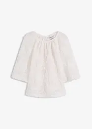 Halenka bez zapínání, se strukturovaným květinovým vzorem, bonprix