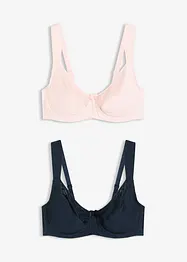 Podprsenka s kosticemi (2 ks v balení), bonprix