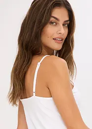 Spodní košilka s organickou bavlnou a krajkou (2 ks v balení), bonprix