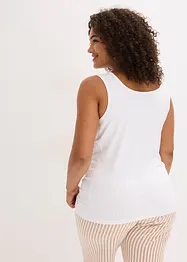 Spodní košilka s organickou bavlnou a krajkou (2 ks v balení), bonprix