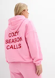 Oversize mikina z čisté bavlny, bonprix