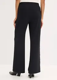 Kalhoty bez zapínání, z materiálu Punto di Roma, se třpytivými kamínky, bonprix