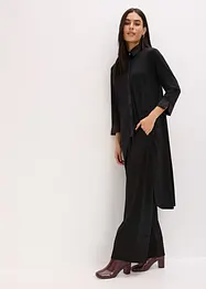 Žerzejová halenka se saténovými aplikacemi, bonprix