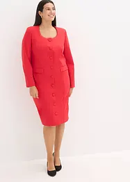 Blejzrové šaty s krajkovým lemem, bonprix