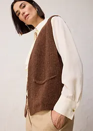 Vesta ze silnější pleteniny s vlnou alpaka, bonprix