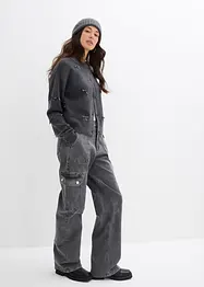 Kabátek z jemné pleteniny s mašličkami, bonprix