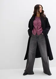 Kabátek z jemné pleteniny s mašličkami, bonprix