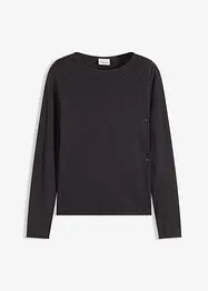 Svetr z jemné pleteniny ze splývavé viskózové směsi, bonprix