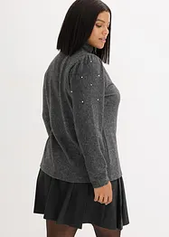 Flísové triko ze splývavé viskózové směsi, bonprix