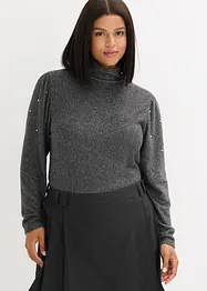 Flísové triko ze splývavé viskózové směsi, bonprix