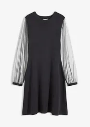 Pletené šaty ze splývavé viskózové směsi, bonprix