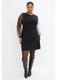 Pletené šaty ze splývavé viskózové směsi, bonprix