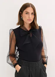 Svetr ze splývavé viskózové směsi, bonprix