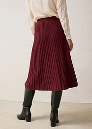 Pletená sukně s vlnou merino, bonprix