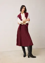 Pletená sukně s vlnou merino, bonprix