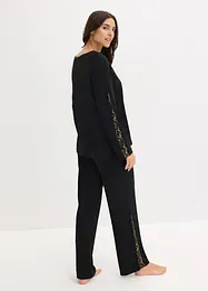 Pyžamo z jemné třpytivé krajky, bonprix