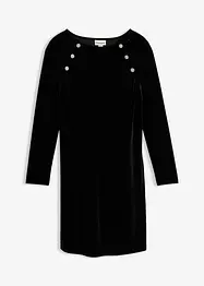 Slavnostní těhotenské a kojicí šaty z měkkého sametu, 2 v 1, bonprix