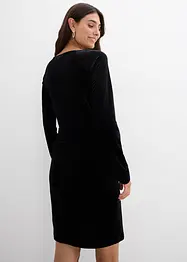 Slavnostní těhotenské a kojicí šaty z měkkého sametu, 2 v 1, bonprix