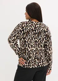 Pletený žakárový kabátek, bonprix