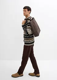 Svetr ze silnější pleteniny z čisté bavlny, bonprix