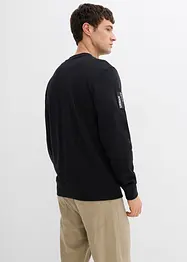 Mikina s náprsní kapsou, z organické bavlny, bonprix