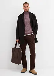 Svetr s rolákovým límcem, s čistou bavlnou, bonprix