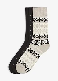 Termo ponožky s vnitřní stranou z měkkého froté (3 páry v balení), bonprix