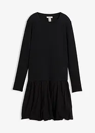 Úpletové šaty s balónovou sukní, bonprix