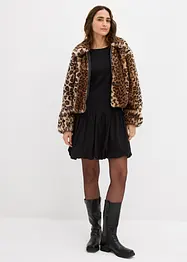 Úpletové šaty s balónovou sukní, bonprix