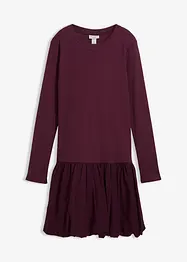 Úpletové šaty s balónovou sukní, bonprix