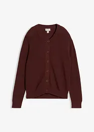 Kabátek z jemné pleteniny, s kulatým výstřihem, bonprix