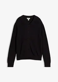 Kabátek z jemné pleteniny, s kulatým výstřihem, bonprix