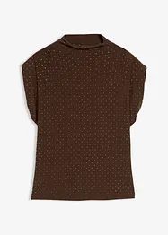 Top se třpytivými kamínky, bonprix