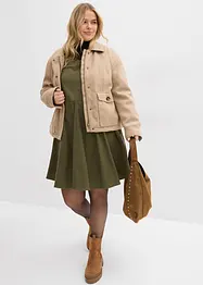 Flanelové šaty z čisté bavlny, bonprix