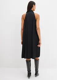 Saténové midi šaty z viskózové směsi, bonprix