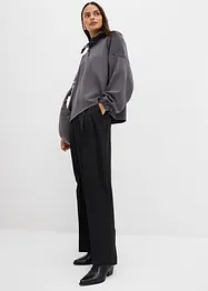 Oversize mikina z materiálu scuba, bonprix