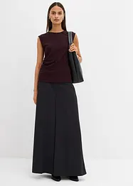 Krepový top s ozdobnou přezkou, bonprix