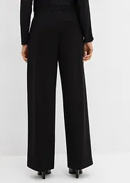 Kalhoty se sklady u pasu, z viskózové směsi, bonprix