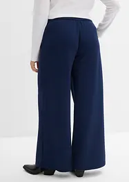 Kalhoty Bootcut, z lehce lesklé viskózové směsi, bonprix