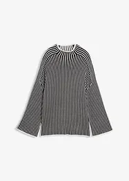 Svetr s krátkým rolákem, z viskózové směsi, bonprix