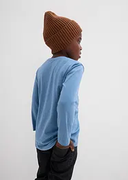 Tričko s dlouhým rukávem a organickou bavlnou (3 ks v balení), bonprix