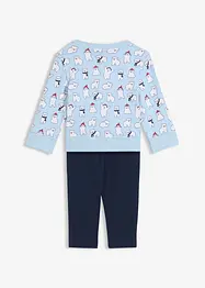 Mikina a legíny z čisté organické bavlny (2dílná souprava), bonprix