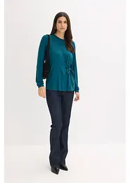 Triko s dlouhým rukávem, z měkké viskózové směsi, bonprix